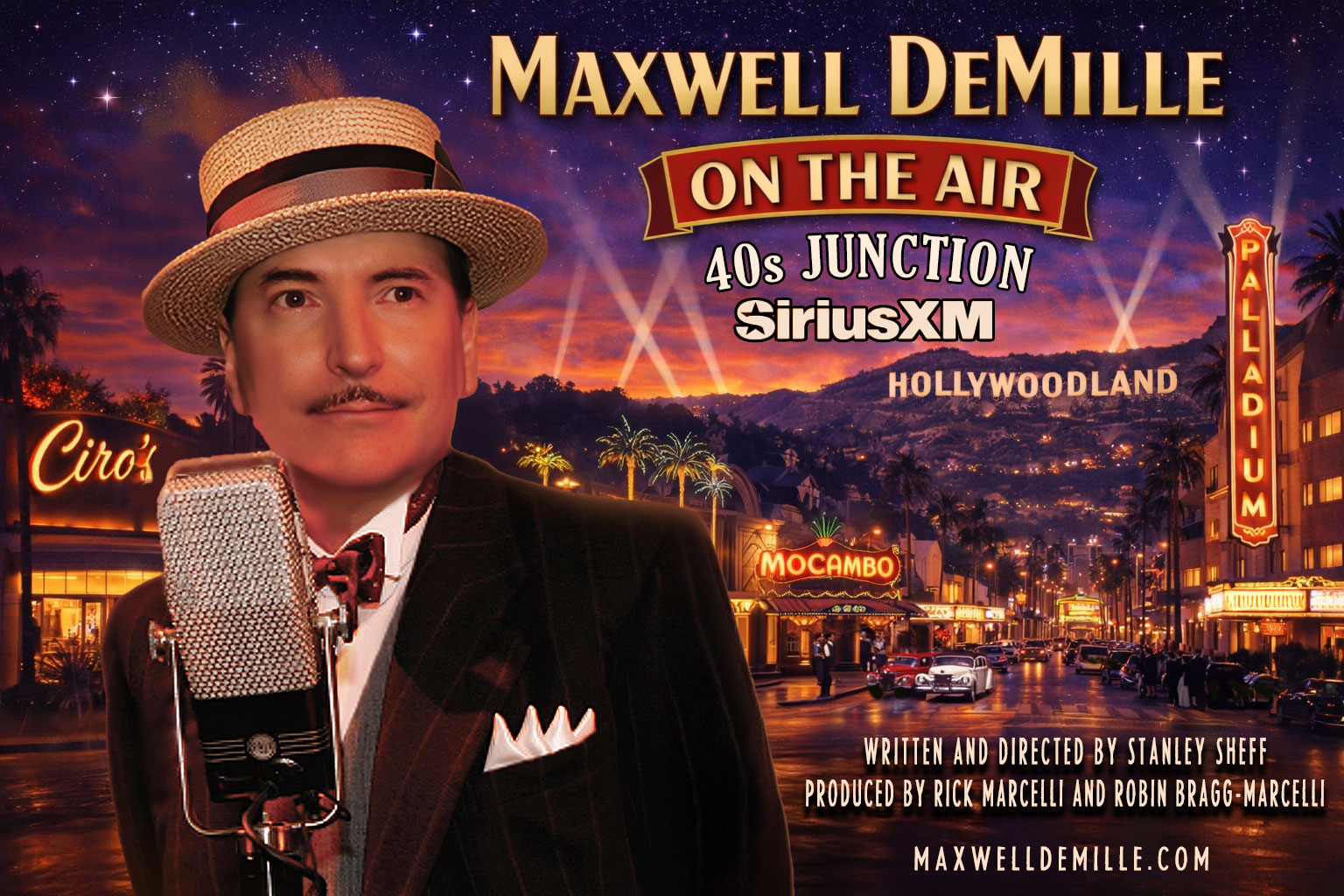 Maxwell DeMille on the Air poster